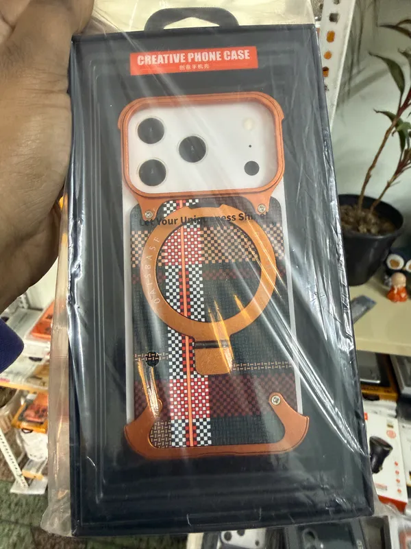 Metal_Bumper_Case_with_Magnetic_Ring_Stand_&_Leather_Back_for_iPhone_17_Series_|_Frameless_Aluminum_Alloy_Frame_|_MagSafe_Compatible_|_Luxury_Shockproof_Cover