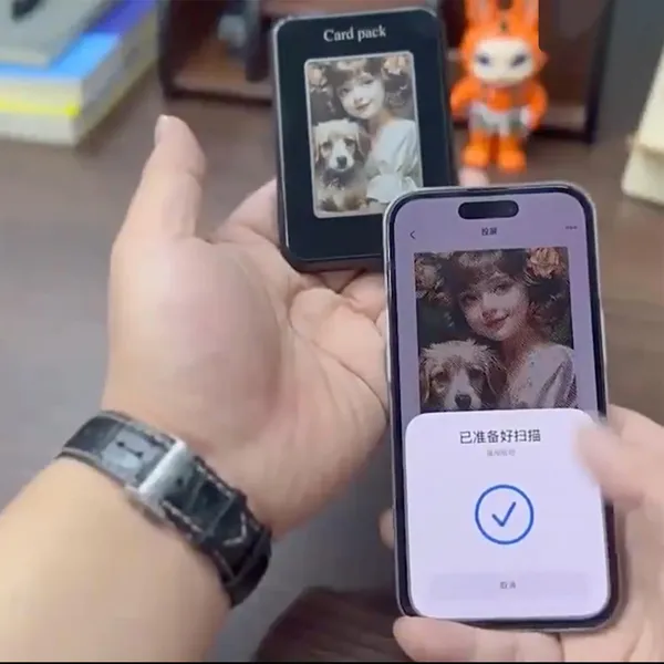 NFC_Photo_Display_Magnetic_Card_Holder_Wallet_with_Stand_|_Smart_NFC_Card_Pack_for_iPhone_&_Android