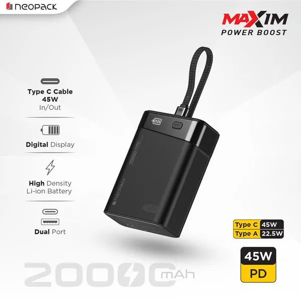 Neopack_20000mAh_45W_PD_Power_Bank_with_LED_Display_|_Built-in_Type-C_Cable_|_Dual_Port_Fast_Charging_(USB-C_+_USB-A)