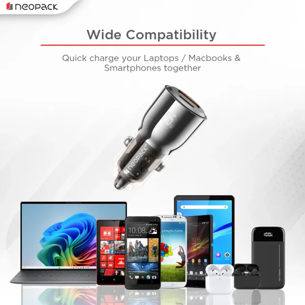 Neopack_95W_Dual-Port_Fast_Car_Charger_|_USB-C_PD_3.0_+_USB-A_QC_3.0_|_Turbo_Vision_High-Power_Charging