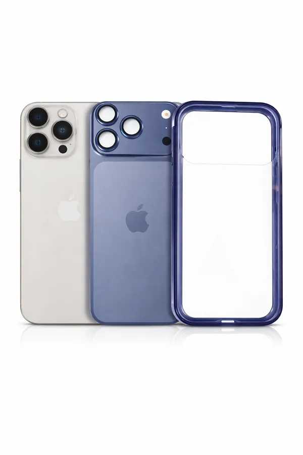 Premium_Converter_Case_with_Plastic_Backsheet_&_Transparent_TPU_Cover_|_Flash_Hide_Design_|_Upgrade_13/14/15/16_Pro_&_Pro_Max_Devices_to_17_Pro_/_Pro_Max_Style_|_Shockproof_Protective_Case