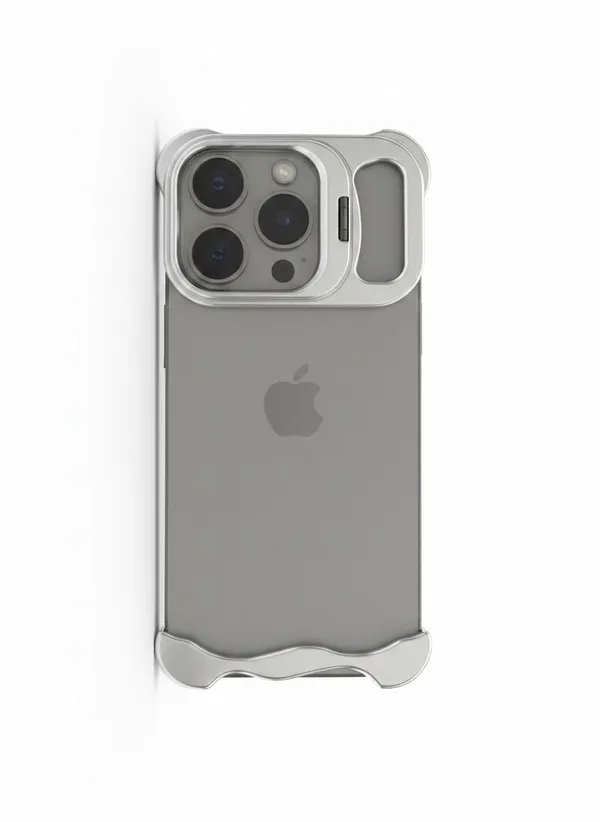 Premium_Metal_Camera_Frame_Case_for_iPhone_17_Pro_/_17_Pro_Max_–_Aluminum_Top_&_Bottom_Bumper_with_Lens_Protection_|_Orange_/_Blue_/_Silver