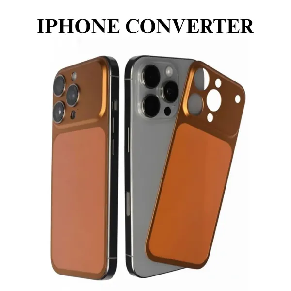 Orange_Back_&_Orange_Glass_Converter_For_Iphone_14/15/16_Series_Into_17_Pro_Series,_Premium_Upgrade_Modification_Case,_(Iphone_15_Pro)