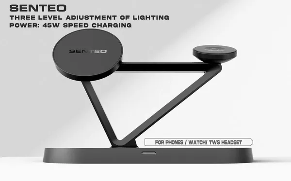 SENTEO_Navi_Stand_5-in-1_Magnetic_Wireless_Charging_Station_with_Ambient_Lamp,_45W_Fast_Charging,_MagSafe_Compatible_Charger_for_Phone,_Smartwatch_&_TWS_Earbuds