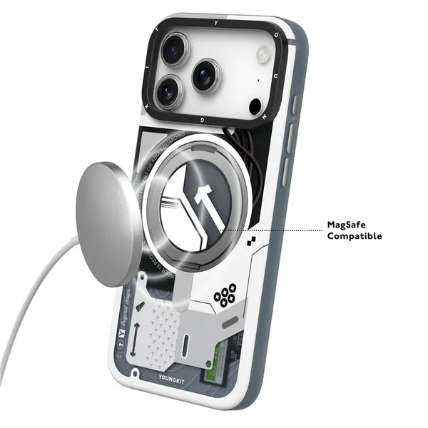 YONGKIT_MagSafe_Case_for_iPhone_17_Pro_/_17_Pro_Max_with_360°_Rotating_Kickstand,_Military_Grade_Drop_Protection,_Frosted_Matte_Anti-Yellow_Back,_Shockproof_Magnetic_Protective_Cover