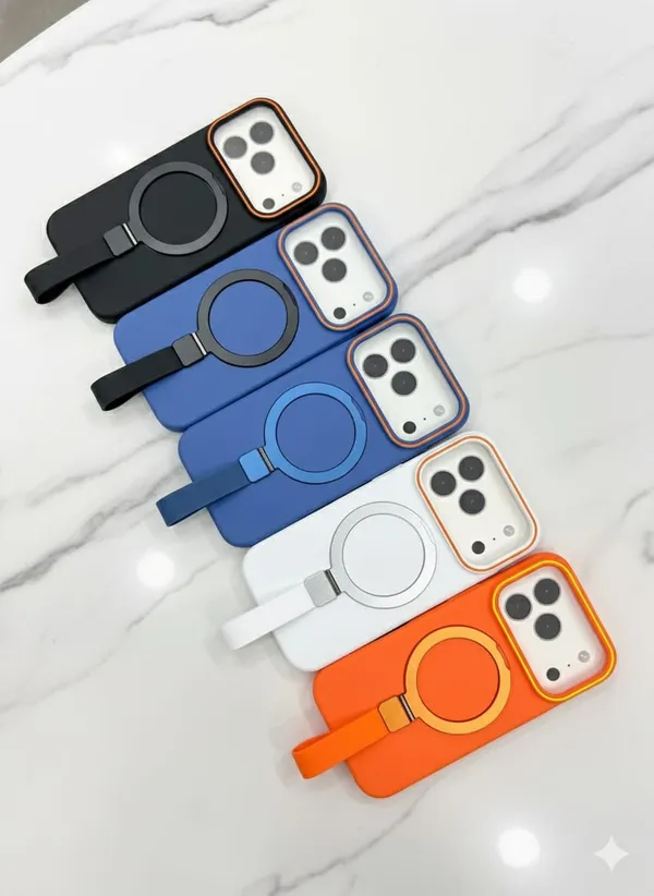 Black_&_Blue_&_White_&_Orange_Premium_Magnetic_Phone_Case_For_Iphone_17_Pro_Series,_Silicone_Stand_Cover_With_Ring_Holder_(Iphone_17_Pro)