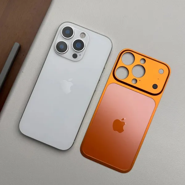 Orange_Converter_With_Metal_Frame_Camera_Lens_Protection_Case_Cover_Iphone