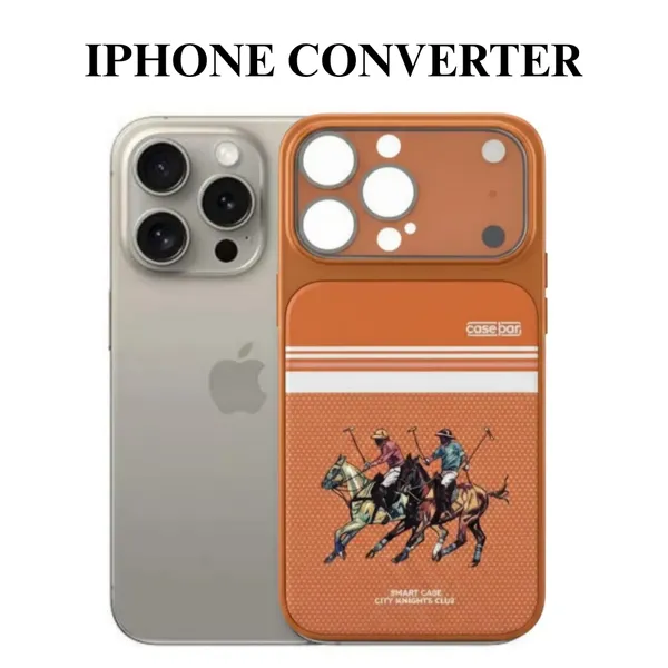AK_PREMIUM_iPhone_13/14/15/16_Pro_Series_to_iPhone_17_Pro_Look_Converter_Case_|_Luxury_Polo_Club_Design_|_Raised_Camera_Frame_|_Shockproof_Slim_Back_Cover