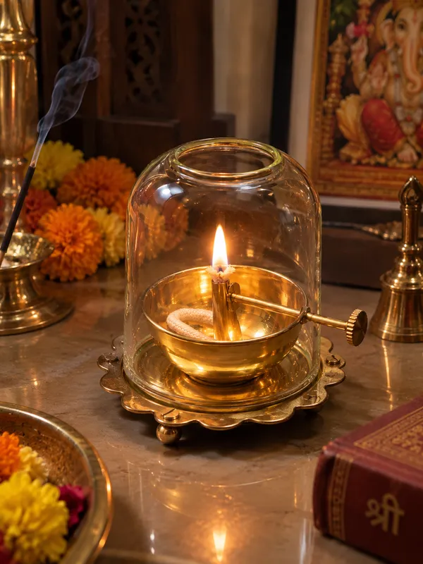 Brass_Premium_Akhand_Diya_100ml_|_Puja_&_Home_Temple