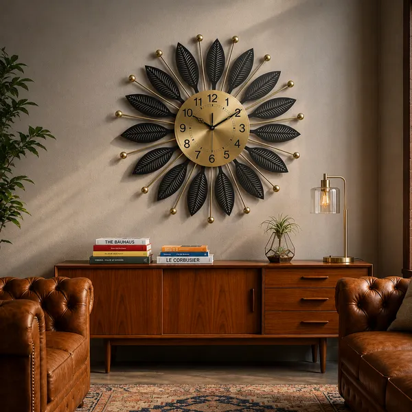Luxury_Black_&_Gold_Sunburst_Metal_Wall_Clock_–_Modern_Decorative_Silent_Wall_Clock