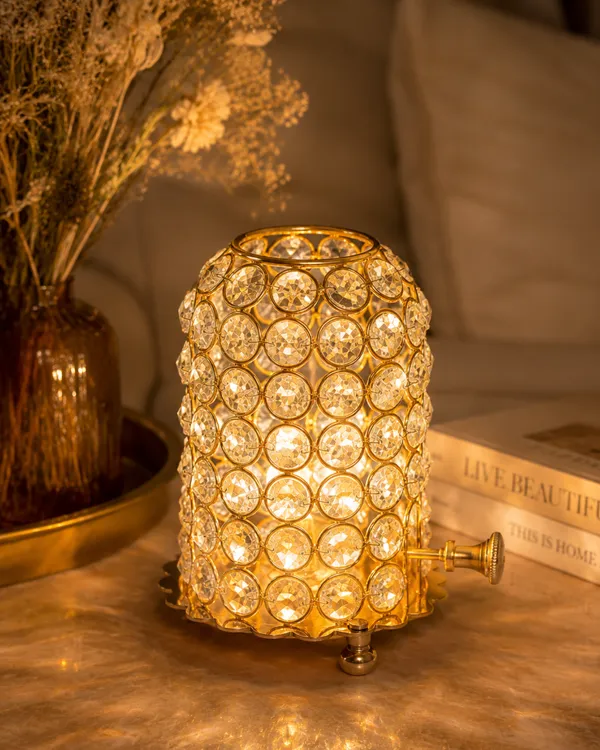 Brass_Akhand_Diya_with_Crystal_Design_–_Gold_Finish_Oil_Lamp_(Medium)