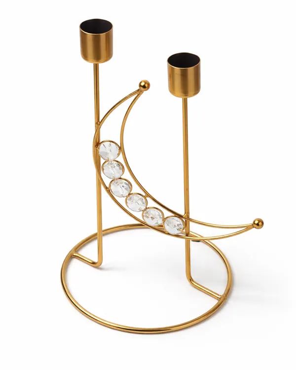 Crystal_Moon_Candle_Holder_–_Gold_Iron_Finish,_Diwali_&_Home_Décor