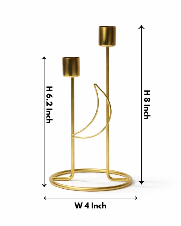 Entice_India____Luxury_Dual_Stem_Iron_Candle_Holder_____Modern_Decorative_Table_Centerpiece