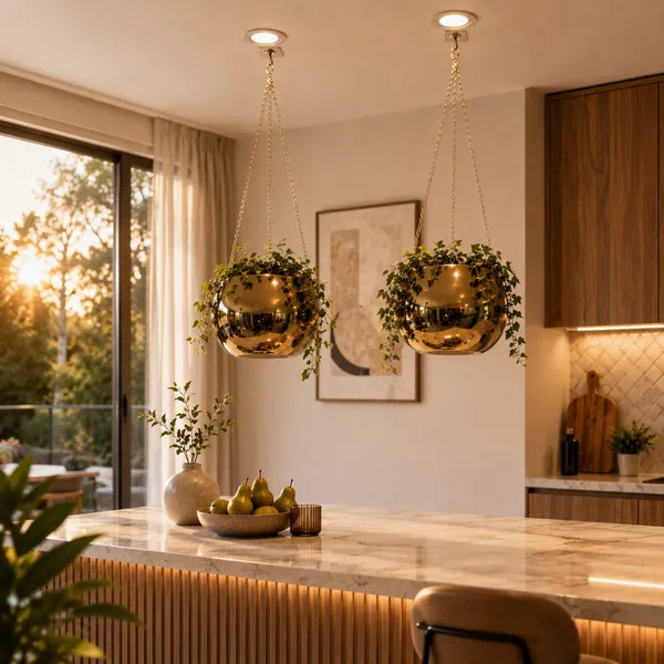 Luxury_Gold_Hanging_Metal_Planter_Pot_Set_of_2,_Modern_Indoor_Ceiling_Plant_Hanger