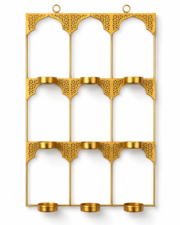 Luxury_Gold_Plated_9_Diya_Wall_Decor_|_Metal_Tealight_Candle_Holder_for_Home_&_Festive_Decoration
