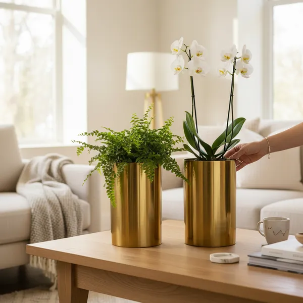 Gold_Iron_Premium_Planter_Set_For_Planting_Home_Decor