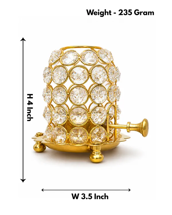 Brass_Akhand_Diya_with_Crystal_Design_–_Gold_Finish_Oil_Lamp_(Small)