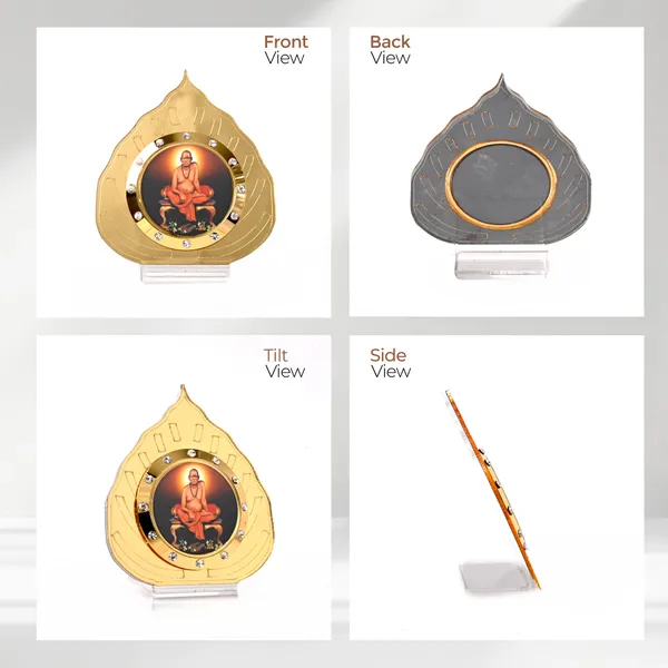 Shri_Swami_Samarth_Golden_Leaf_Idol_for_Car_Dashboard,_Home_Temple,_Office_Desk_&_Pooja