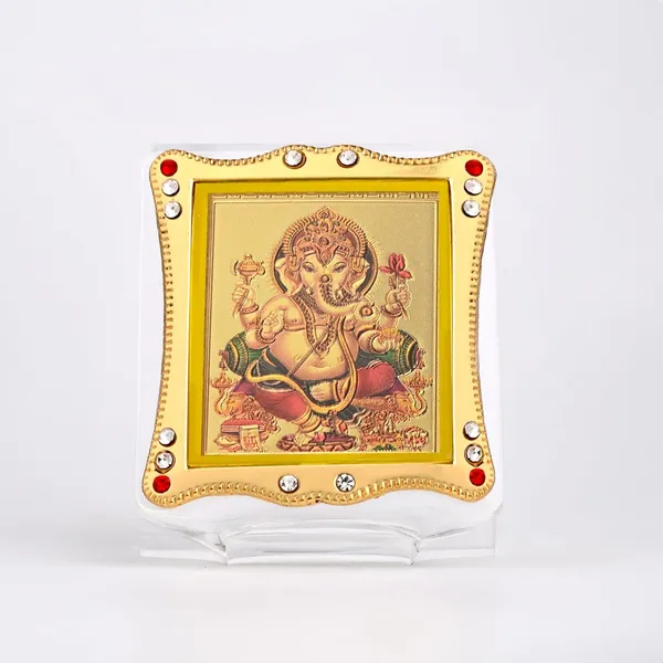 Lord_Ganesha_Gold_Plated_Frame_Idol_For_Car_Dashboard,_Home_Temple,_Office_Desk_&_Pooja
