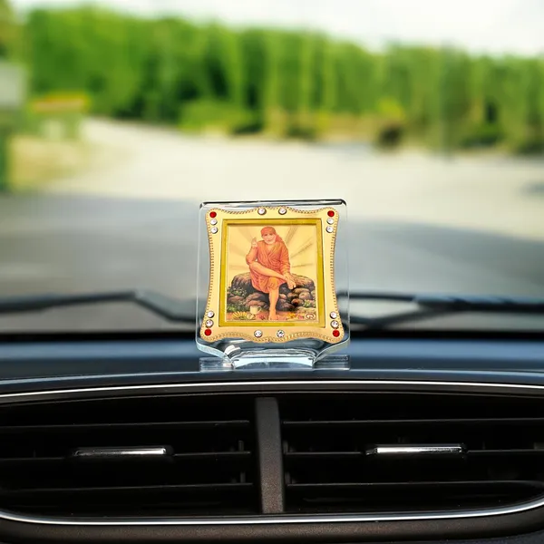 Sai_Baba_Gold_Plated_Frame_Idol_For_Car_Dashboard,_Home_Temple,_Office_Desk_&_Pooja