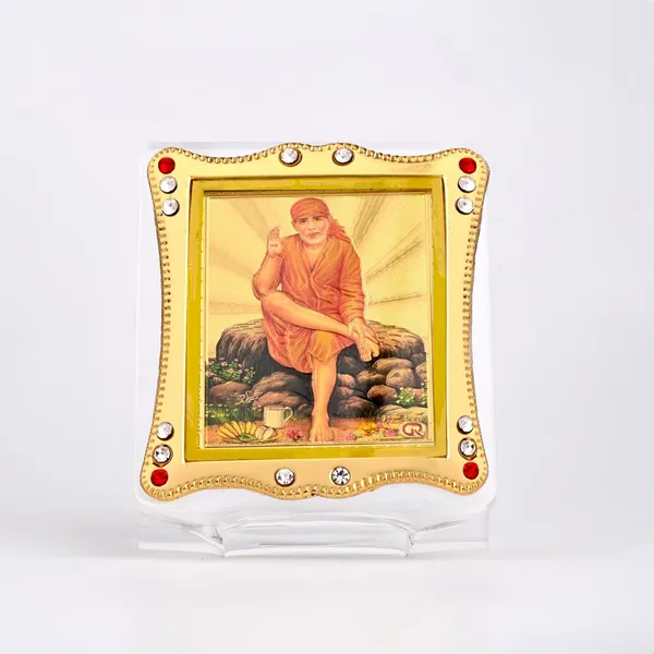 Sai_Baba_Gold_Plated_Frame_Idol_For_Car_Dashboard,_Home_Temple,_Office_Desk_&_Pooja