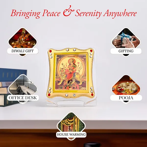 Maa_Durga_Gold_Plated_Frame_Idol_For_Car_Dashboard,_Home_Temple,_Office_Desk_&_Pooja