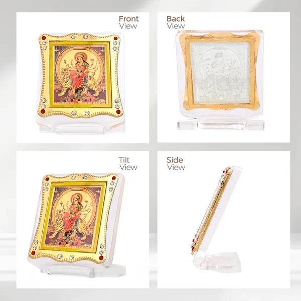 Maa_Durga_Gold_Plated_Frame_Idol_For_Car_Dashboard,_Home_Temple,_Office_Desk_&_Pooja