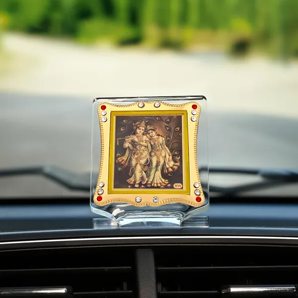 Radha_Krishna_Gold_Plated_Frame_Idol_For_Car_Dashboard,_Home_Temple,_Office_Desk_&_Pooja