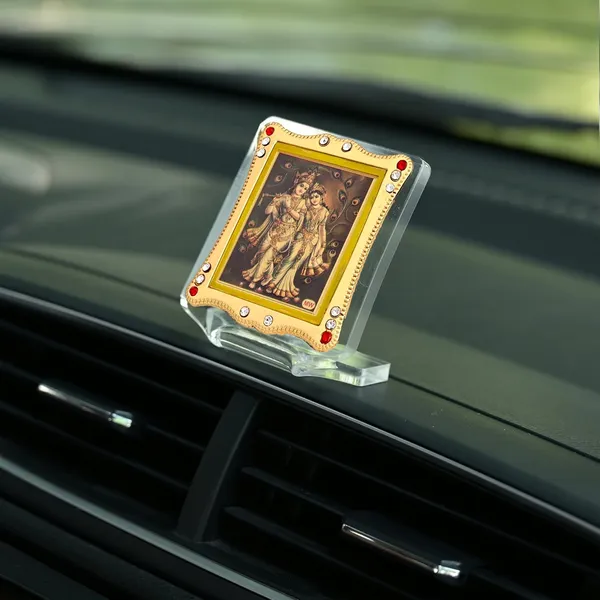 Radha_Krishna_Gold_Plated_Frame_Idol_For_Car_Dashboard,_Home_Temple,_Office_Desk_&_Pooja