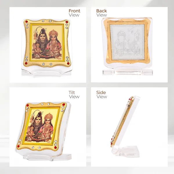 Lord_Shiv_Parivar_Shiva_Parvati,_Ganesh_&_Kartikeya_Gold_Plated_Frame_Idol_For_Car_Dashboard,_Home_Temple,_Office_Desk_&_Pooja