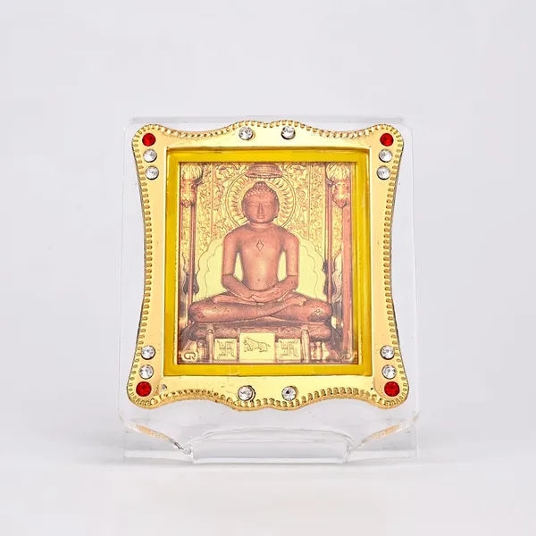 Lord_Jain_Mahavir_Swami_Gold_Plated_Frame_Idol_For_Car_Dashboard,_Home_Temple,_Office_Desk_&_Pooja