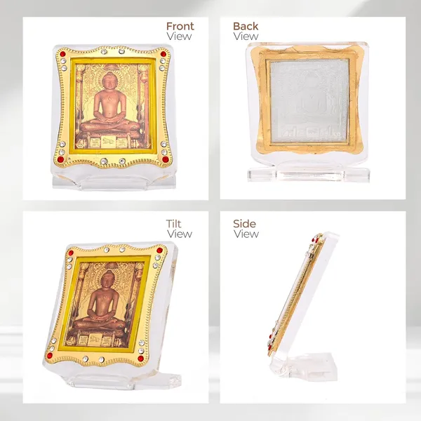 Lord_Jain_Mahavir_Swami_Gold_Plated_Frame_Idol_For_Car_Dashboard,_Home_Temple,_Office_Desk_&_Pooja