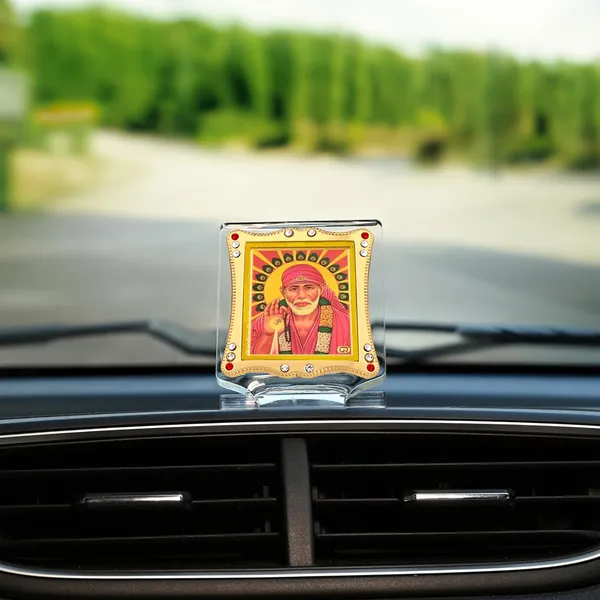 Sai_Baba_Gold_Plated_Frame_Idol_For_Car_Dashboard,_Home_Temple,_Office_Desk_&_Pooja