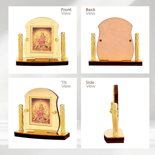 Maa_Durga_Gold_Plated_Temple_Shaped_Idol_For_Car_Dashboard,_Home_Temple,_Office_Desk_&_Pooja