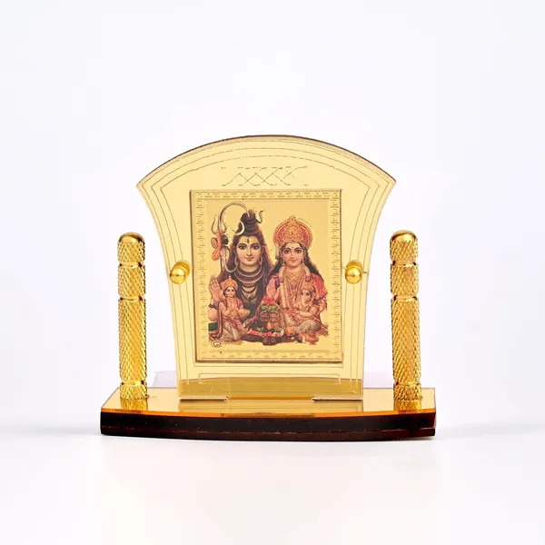 Lord_Shiv_Parivar_Shiva_Parvati,_Ganesh_&_Kartikeya_Gold_Plated_Temple_Shaped_Idol_For_Car_Dashboard,_Home_Temple,_Office_Desk_&_Pooja