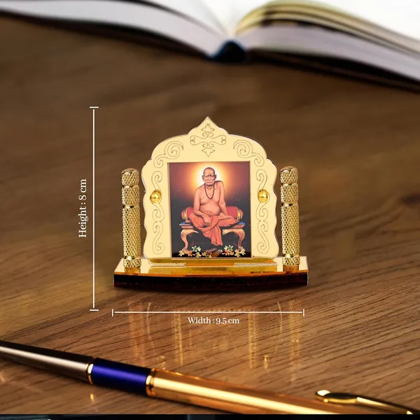 Swami_Samartha_Gold_Plated_Temple_Shaped_Idol_For_Car_Dashboard,_Home_Temple,_Office_Desk_&_Pooja
