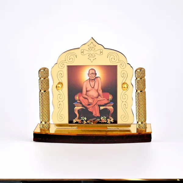 Swami_Samartha_Gold_Plated_Temple_Shaped_Idol_For_Car_Dashboard,_Home_Temple,_Office_Desk_&_Pooja