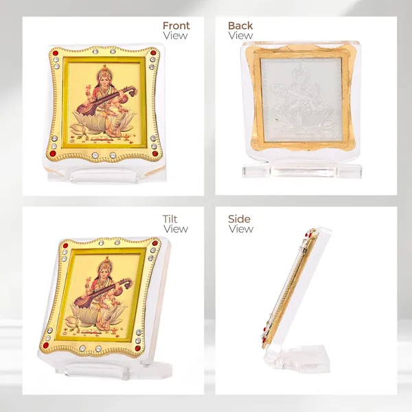 Gold_Saraswati_Car_Dashboard_|_Showpiece_Decor_Car_Idol,_Table_Decor_Religious_Frame_For_Pooja,Prayer_And_Gift