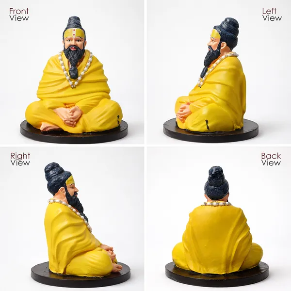 Premanand_Maharaj_Idol_Resin_Statue_for_Car_Dashboard_Home_Temple_Pooja_Room_Decor_Hand_Painted_Spiritual_Guru_Murti_for_Meditation_Space_Religious_Gift_Yellow_Saffron_Robe