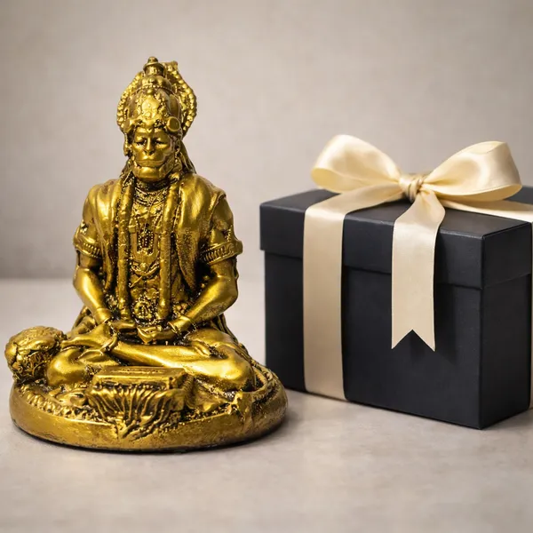 Meditating_Hanuman_Idol_Golden_Resin_Statue_|_Bajrangbali_Murti_for_Car_Dashboard,_Home_Temple_&_Pooja_Room_|_Dhyan_Mudra_Hanuman_Statue_for_Vastu,_Meditation_&_Religious_Gift_(8.5_cm)