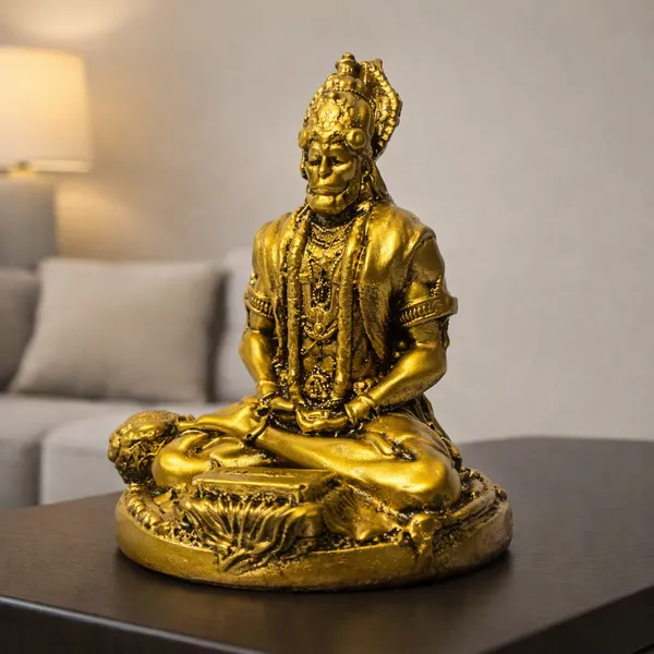 Meditating_Hanuman_Idol_Golden_Resin_Statue_|_Bajrangbali_Murti_for_Car_Dashboard,_Home_Temple_&_Pooja_Room_|_Dhyan_Mudra_Hanuman_Statue_for_Vastu,_Meditation_&_Religious_Gift_(8.5_cm)