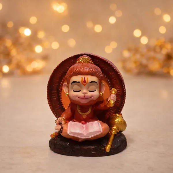 Bal_Reading_Hanuman_Idol_|_Child_Hanuman_Reading_Holy_Book_with_Gada_|_Hindu_God_Murti_for_Car_Dashboard,_Home_Temple,_Puja_D�cor,_Office_Desk_&_Gift_Item