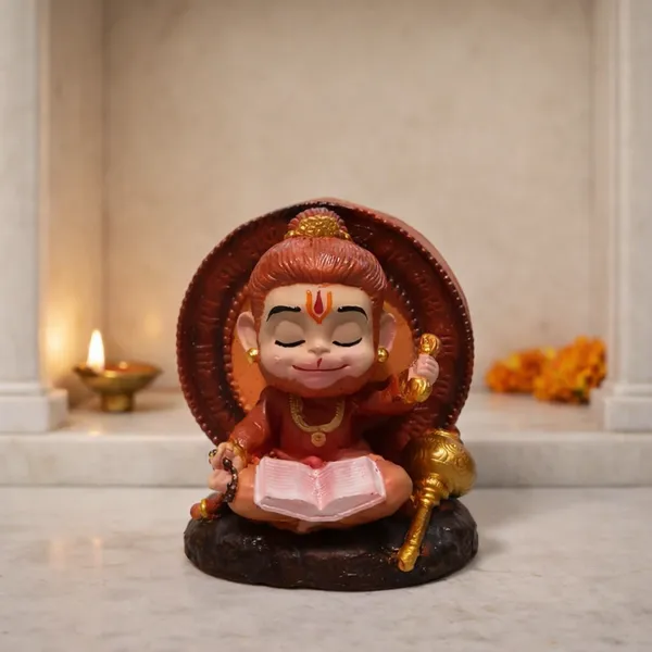 Bal_Reading_Hanuman_Idol_|_Child_Hanuman_Reading_Holy_Book_with_Gada_|_Hindu_God_Murti_for_Car_Dashboard,_Home_Temple,_Puja_D�cor,_Office_Desk_&_Gift_Item