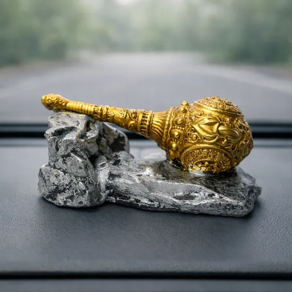 Decorative_Gadda_Mace_for_Car_Dashboard,_Pooja_&_Mandir_|_Lord_Hanuman_Gada_Showpiece_|_Antique_Gold_Resin_Hindu_Religious_Home_D�cor_|_Tabletop_Spiritual_Gift_10_cm