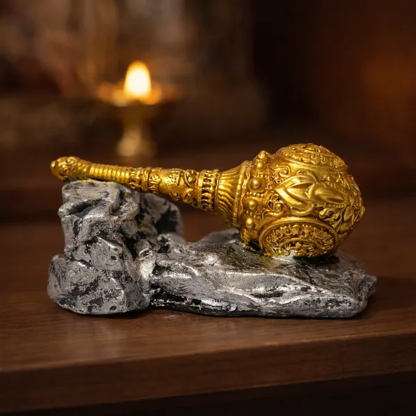 Decorative_Gadda_Mace_for_Car_Dashboard,_Pooja_&_Mandir_|_Lord_Hanuman_Gada_Showpiece_|_Antique_Gold_Resin_Hindu_Religious_Home_D�cor_|_Tabletop_Spiritual_Gift_10_cm