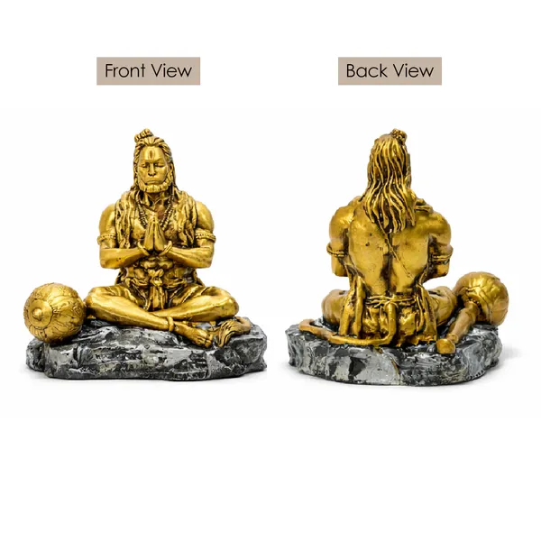 Antique_Gold_Lord_Hanuman_Idol_with_Gada_|_Divine_Sitting_Bajrangbali_Statue_for_Temple,_Office_&_Spiritual_Decor