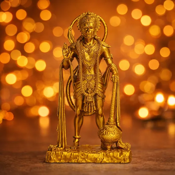 Standing_Lord_Hanuman_Idol_Golden_Antique_Finish_|_Bajrangbali_Murti_with_Gada_&_Blessing_Hand_|_Pooja_Mandir_Idol_for_Car_Dashboard,_Home_Temple,_Office_Desk_&_Religious_Gift
