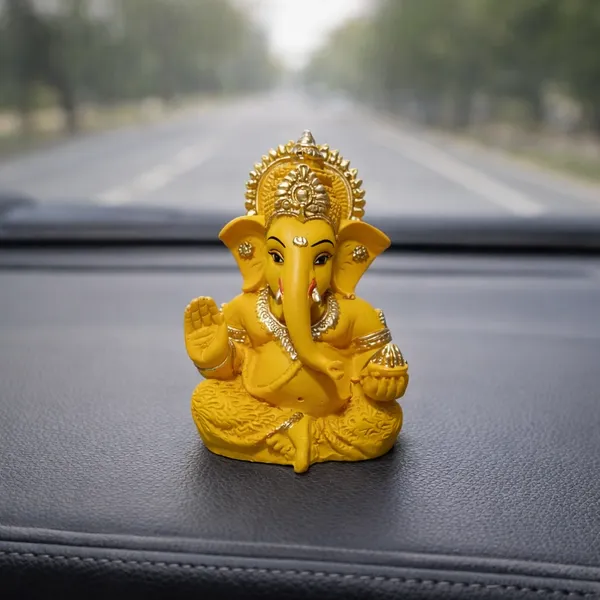 Lord_Ganesha_Idol_Yellow_with_Golden_Accents_|_Small_Ganpati_Murti_for_Car_Dashboard,_Home_Temple_Decor,_Office_Desk_&_Car_Dashboard_|_Hindu_God_Idol_for_Ganesh_Chaturthi_&_Diwali_Gift