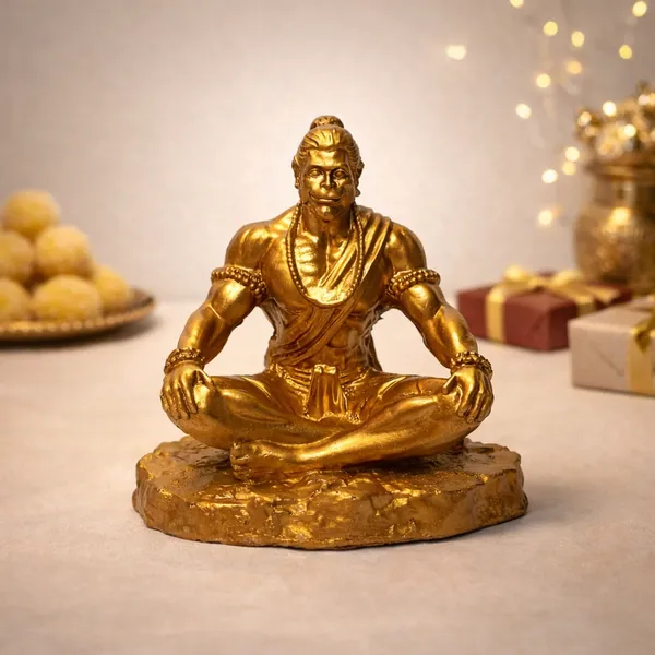 Meditating_Hanuman_Idol_Golden_Resin_Statue_|_Bajrangbali_Murti_for_Car_Dashboard,_Home_Temple_&_Pooja_Room_|_Dhyan_Mudra_Hanuman_Statue_for_Vastu,_Meditation_&_Religious_Gift_(8.5_cm)
