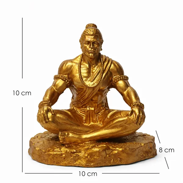 Meditating_Hanuman_Idol_Golden_Resin_Statue_|_Bajrangbali_Murti_for_Car_Dashboard,_Home_Temple_&_Pooja_Room_|_Dhyan_Mudra_Hanuman_Statue_for_Vastu,_Meditation_&_Religious_Gift_(8.5_cm)